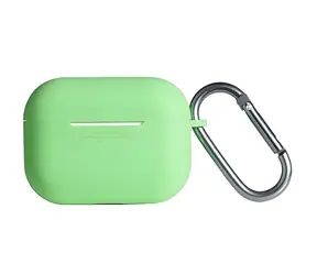 Etui silikonowe Beline AirPods Pro 2 zielone / Etui / Silikon / Z karabińczykiem