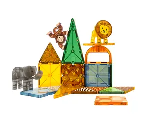 MAGNA-TILES Magnetyczny zestaw konstrukcyjny Safari / 25 elementów