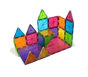 Zestaw magnetyczny MAGNA-TILES / 32 elementy / kompatybilny z innymi zestawami MAGNA-TILE