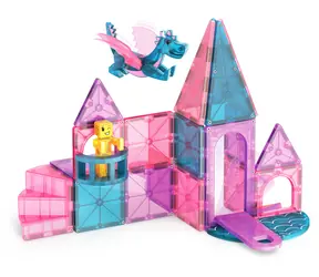 MAGNA-TILES Magnetyczny zestaw konstrukcyjny Zamek / 25 elementów / od 3 lat