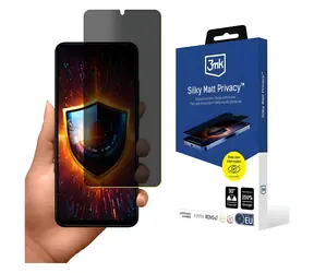 Folia ochronna 3mk Silky Matt Privacy do XIAOMI Redmi A5 4G / Matowe wykończenie / Ochrona prywatności