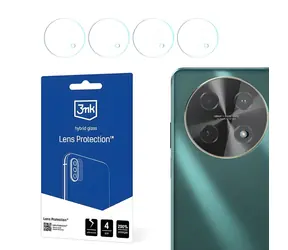 Osłona obiektywu 3mk Huawei Nova 12i / Szkło aparatu / Hybrydowe / 4 szt.