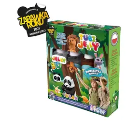 Zestaw kreatywny Tuban Jelly Animals Tubi / 3 kolory