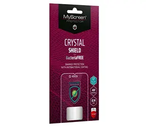 MyScreen Crystal Shield BacteriaFree / Folia ochronna / Samsung Galaxy S24 FE / Antybakteryjna / z aplikatorem