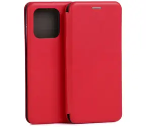 Beline Book Magnetic czerwony / Etui na książkę / Motorola Edge 60 Pro / Zapięcie magnetyczne