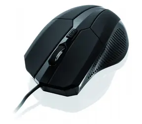 I005 czarna / Mysz laserowa / USB / 1600 DPI / 3 przyciski