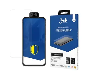 3mk FlexibleGlass / Szkło hybrydowe / Asus Zenfone 6 / Grubość 0,5 mm / Twardość 7H