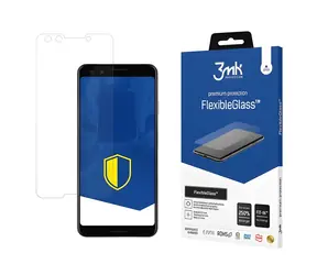 Szkło hybrydowe 3mk FlexibleGlass do Google Pixel 3 / Szkło hybrydowe / Grubość 0,5 mm / Twardość 7H