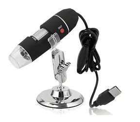 Mikroskop USB MT4096 czarny / Mikroskop cyfrowy / Powiększenie 50-500x / USB 2.0 / Wbudowana kamera