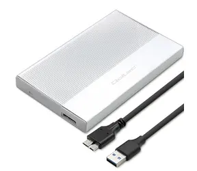 Rama zewnętrzna do dysku SSD/HDD 2,5" srebrna / Rama / SATA / USB 3.0 / 5 Gb/s / do 2TB