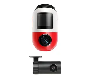 70mai Cam X800 4K czerwony SET + kamera tylna + karta SD / Kamera samochodowa / 4K
