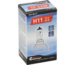 Compass H11 / Żarówka samochodowa / 12V / 55W / PGJ19-2 / pudełko