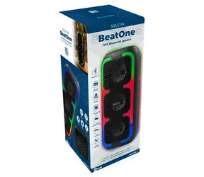 BeatOne SQ1009 czarny / Głośnik karaoke / 45W / BT 5.3 / radio FM / USB-C / podświetlenie LED