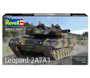 Model czołgu Revell Leopard 2A7A1 / Model plastikowy / Sprzęt wojskowy / Niemcy