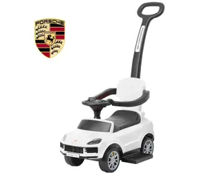 Milly Mally Porsche Cayenne rowerek biegowy biały / z kierownicą dla rodzica