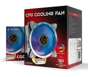 Huracan 12 cm 150W / Chłodzenie procesora / 4-pinowe / Wielokolorowe diody LED