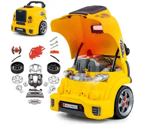 Milly Mally N-Gine żółty zestaw warsztatowy mechanika / Silnik rozebrany / gra zawodowa