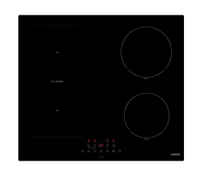 MpM 60-IM-15 czarny / Płyta indukcyjna / do zabudowy / 59 cm / sterowanie dotykowe / 9 poziomów mocy
