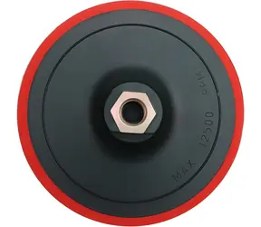 Vorel Tarcza do polerowania/szlifowania M14 125 mm / Tarcza szlifierska / Rzep / 12500 obr./min