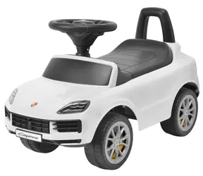 Milly Mally Porsche Cayenne S rowerek biegowy biały / jeździk dziecięcy / model licencjonowany