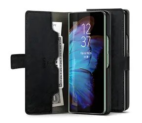 Etui Mercury Diary do Samsung Galaxy Z Fold4 czarne / Etui / W stylu książki