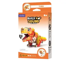 MIREDU Puzzle 3D Tyrannosaurus Rex / Buduj i słuchaj