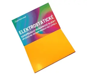 Fellowes SYMBIO Symbionotes pomarańczowy / Notatnik elektrostatyczny / 190 x 100 mm / 100 arkuszy