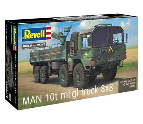 Revell Model ciężarówki MAN 10T Milgl 8x8 / Model plastikowy / Skala 1:35