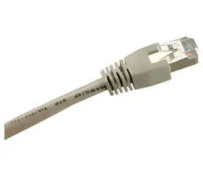 Sharkoon RJ-45 CAT.6 SFTP czerwony / Kabel krosowy / S/FTP / 1 m