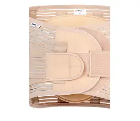 REHAFUND Lumbo O-1431/4XL beżowy / Orteza lędźwiowa / Rozmiar 4XL / Obwód 135-150 cm / Rzep