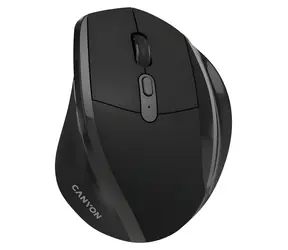 Canyon OnClick 17 czarna / Bezprzewodowa mysz optyczna / ergonomiczna / 1600 DPI / 6 przycisków