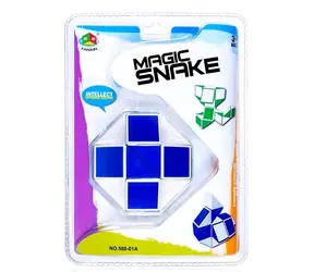 MISIU Magic Snake puzzle mix kolorów / 26 cm / obrót elementów 360°