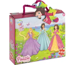 Puzzle MOXY Księżniczki / 45 elementów / 39 x 29 cm