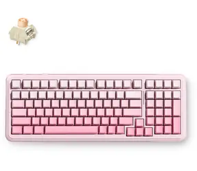 Klawiatura bezprzewodowa do gier MCHOSE K99 V3 Icy Creamsicle / Mechaniczna / 2,4 GHz / BT / Układ amerykański