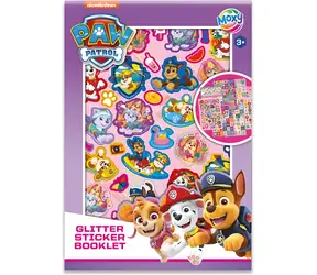 Naklejki brokatowe MOXY Psi Patrol / 8 stron / A5 / od 3 lat