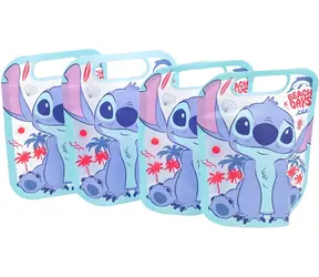 Zestaw torebek zamykanych STOR Stitch / Torebki na przekąski / 4 szt. / Zamek błyskawiczny / Bez BPA