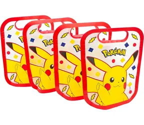 Zestaw torebek wielokrotnego zamykania STOR Pokémon / Torebka / 4 szt. / Zamek błyskawiczny / Bez BPA