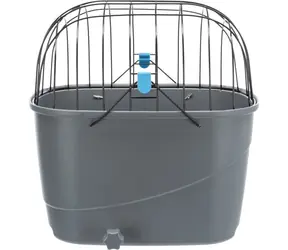 TRIXIE Uchwyt rowerowy, szary / Uchwyt rowerowy / maks. 6 kg / 36 × 47 × 46 cm