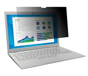 3M PF156W9B czarny / Filtr prywatyzujący / 15,6" (16:9) / 345 × 194 mm