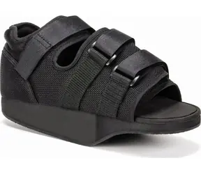 Buty pooperacyjne MDH czarne / Buty ortopedyczne / Rozmiar S / Unisex / Podeszwa EVA