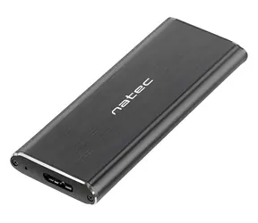 Natec Rhino M.2 NVMe Lite czarny / Zewnętrzna obudowa na dysk SSD / M.2 NVMe / USB-C 3.2 Gen 2 / 10 Gb/s