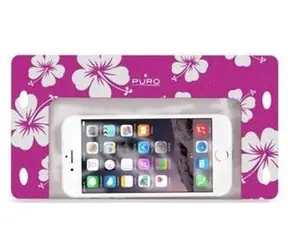Puro WP8 Slim Hawaii różowy / Etui / Wodoodporny / Do 5,7"