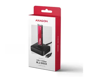 Axagon ADSA-M2C11L / Stacja dokująca / 1× M.2 NVMe SSD / USB-C 10 Gb/s