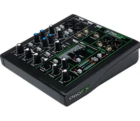 Mackie ProFX6v3 czarny / Mikser / 6 kanałów / USB-C / Bluetooth / Zasilanie fantomowe 48 V