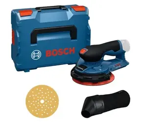 BOSCH GEX 12V-150-3 Professional / Akumulatorowa szlifierka mimośrodowa / 12 V / 150 mm / bez akumulatora / L-BOXX