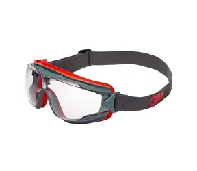3M GoggleGear 500 GG501 szaro-czerwone / Okulary ochronne / 10 szt.