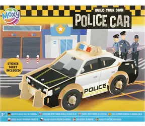 Puzzle 3D MOXY Samochód policyjny / Bez kleju / Materiał naturalny