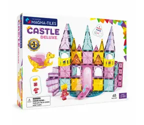 MAGNA-TILES Magnetyczny zestaw konstrukcyjny Zamek DLX / 48 elementów / od 3 lat