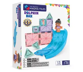 Magnetyczny zestaw konstrukcyjny MAGNA-TILES® Zatoka Delfinów / 13 elementów