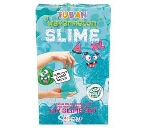 Zestaw Tuban Slime Arbuz XL / Kreatywny zestaw do robienia slime'a / Klej 500 ml / Aktywator / Brokat